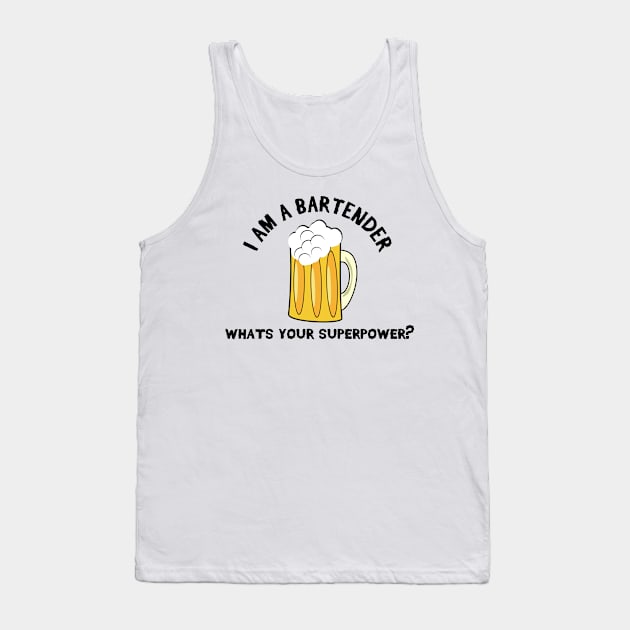 I am a Bartender Tank Top by stokedstore